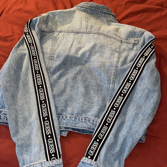 Guess navy blue short jean jacket - Picture 4 of 5